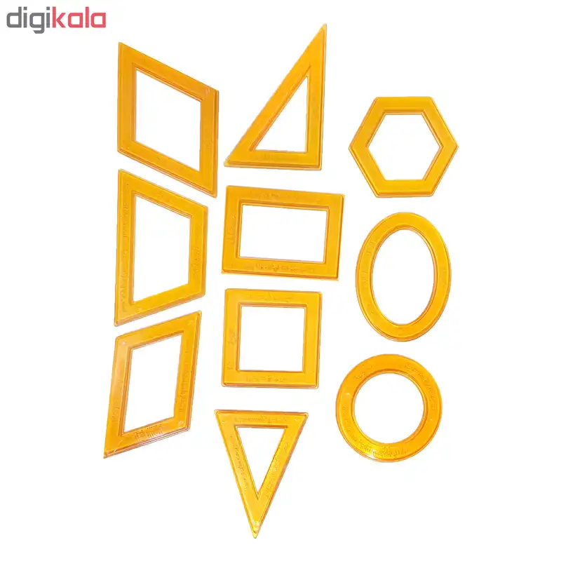 شابلون دانشمند طرح اشکال هندسی مدل zozo