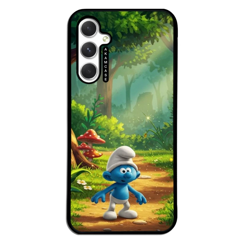 کاور آکام مدل AMC-WSGA54-SMURFS-7 مناسب برای گوشی موبایل سامسونگ Galaxy A54