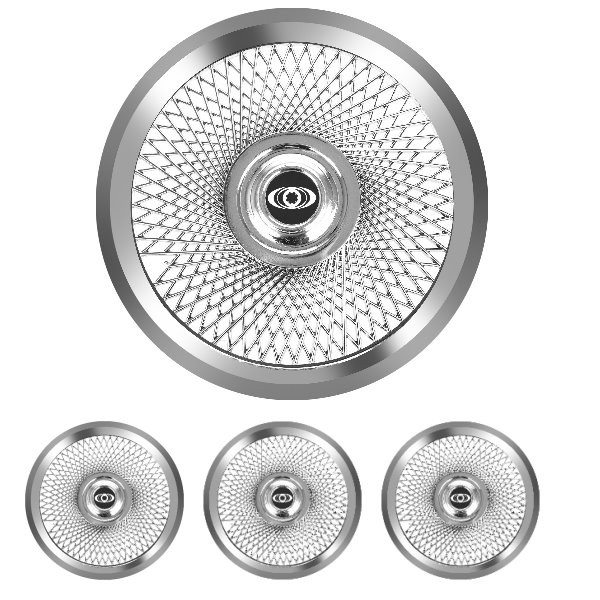 قالپاق چرخ ام اچ بی مدل SP6000 سایز 13 اینچ مناسب برای پراید وانت بسته 4 عددی