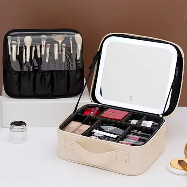 کیف لوازم آرایش زنانه مدل آینه دار