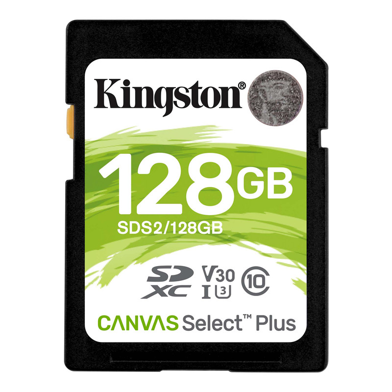 کارت حافظه SDXC کینگستون مدل CANVAS کلاس 10 استاندارد UHS-1 U1 سرعت 100MBps ظرفیت 128 گیگابایت
