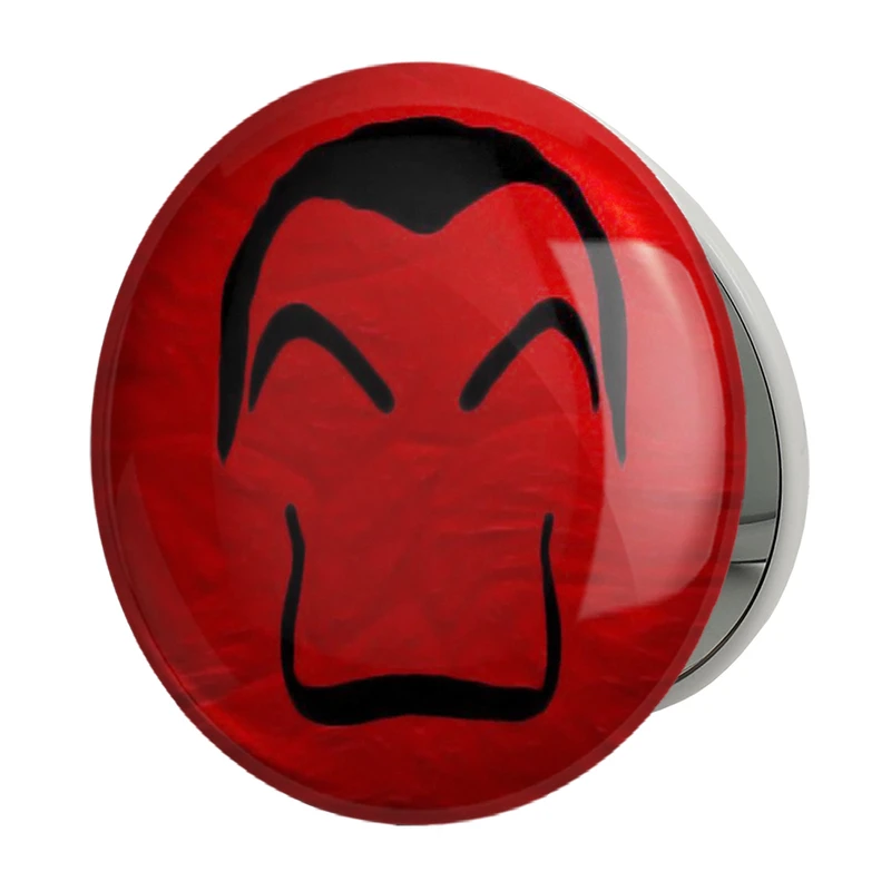 آینه جیبی خندالو طرح سریال Money Heist مدل تاشو کد 3233 