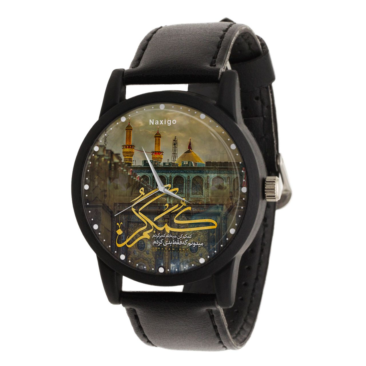 ساعت مچی عقربه ای ناکسیگو طرح کمکم کن کد LF4261 -  - 1