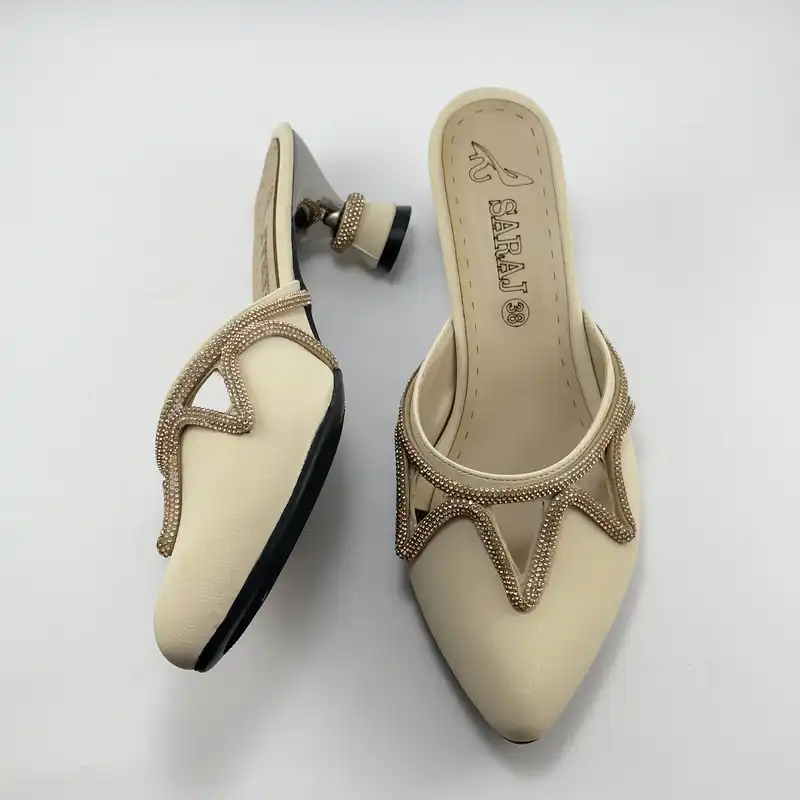 صندل زنانه مدل نگینی