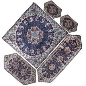 ست 5 تکه رومیزی ترمه مدل SRME5.5