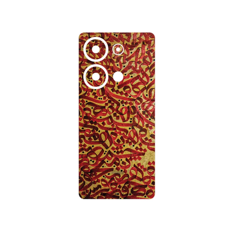 برچسب پوششی ماهوت مدل Nastaliq_6 مناسب برای گوشی موبایل شیائومی Redmi Note 13 Pro 4G