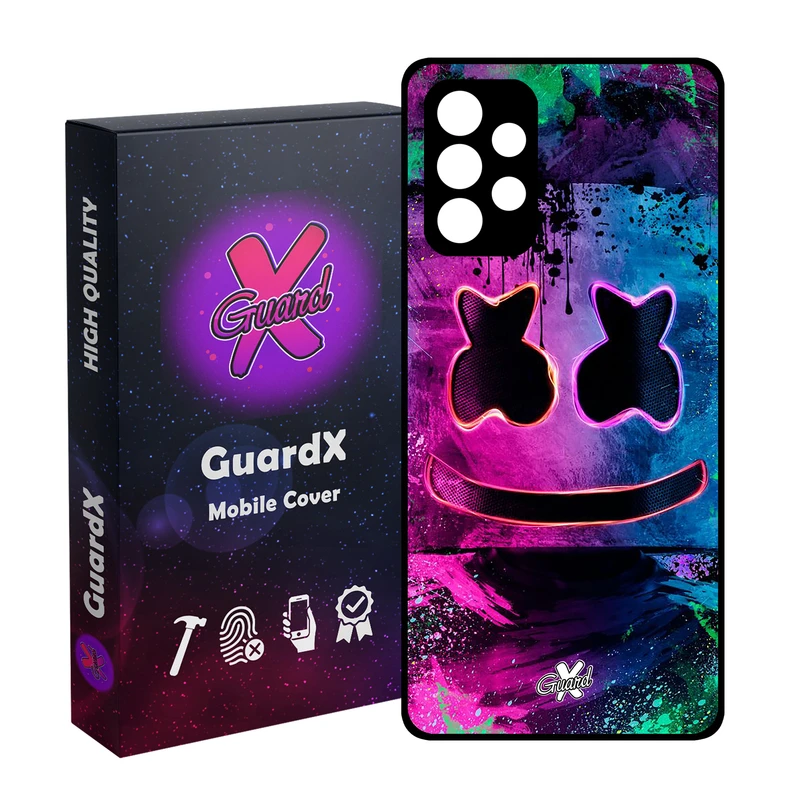 کاور گارد ایکس طرح Marshmello مدل Glass10028 مناسب برای گوشی موبایل سامسونگ Galaxy A53