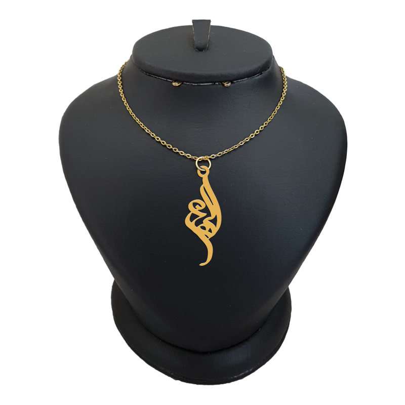 گردنبند طلا 18 عیار دخترانه لیردا مدل الهه کد akm 068