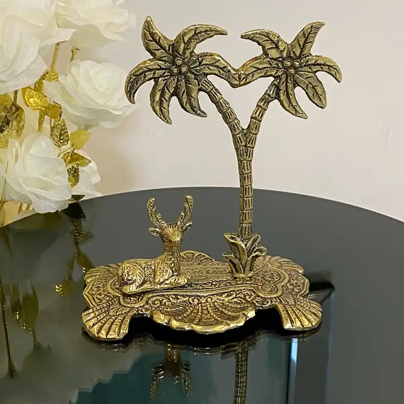 دکوری برنجی مدل نخل 102175