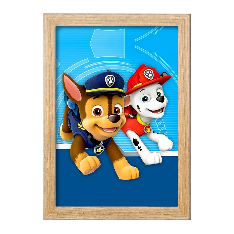 تابلو خندالو مدل مارشال و چیس سگ های نگهبان Paw Patrol  کد 12582