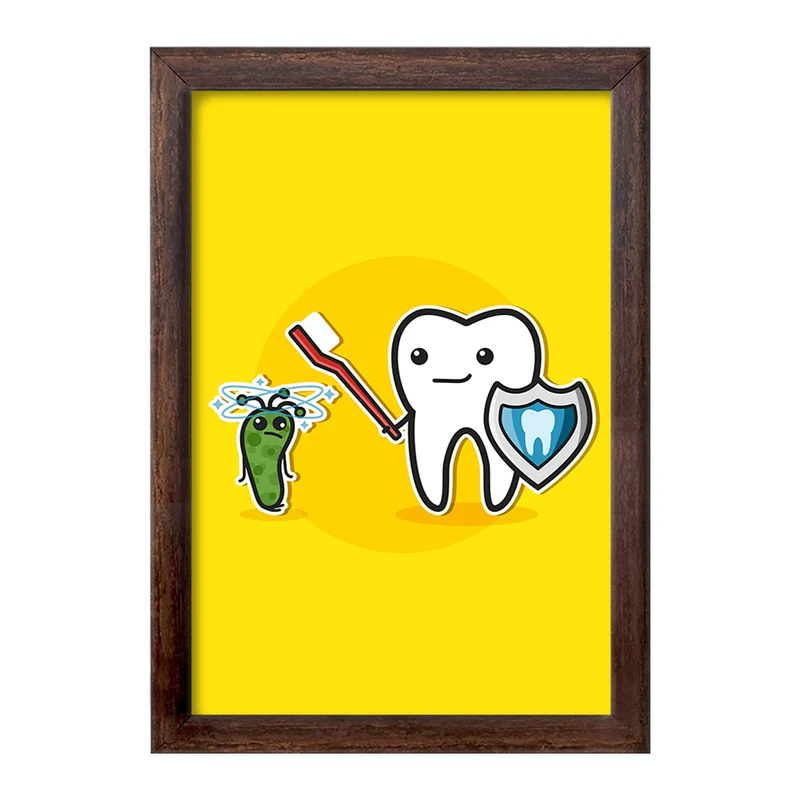 تابلو خندالو طرح دندان و دندانپزشکی کودکانه کد 27771