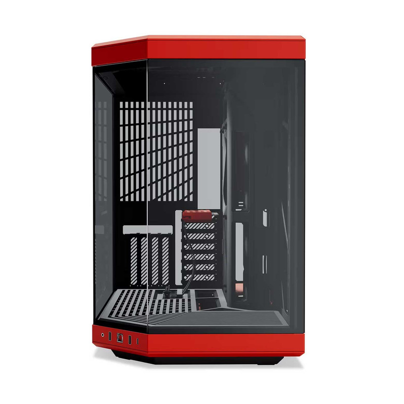 کیس کامپیوتر هایت مدل Y70 Black Cherry