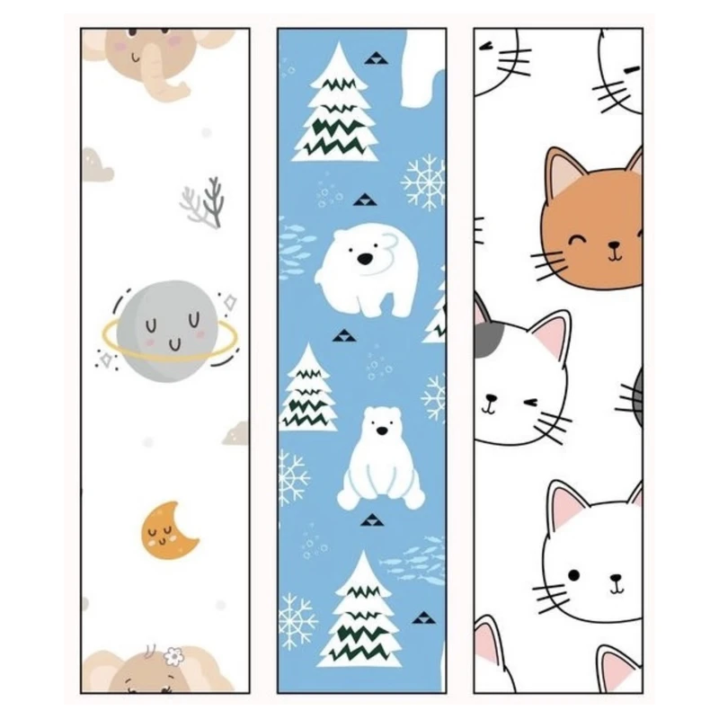 نشانگر کتاب طرح کارتونی کد N035 بسته سه عددی 