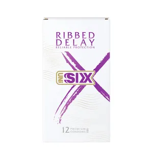 کاندوم سیکس مدل Ribbed Delay-N بسته 12 عددی