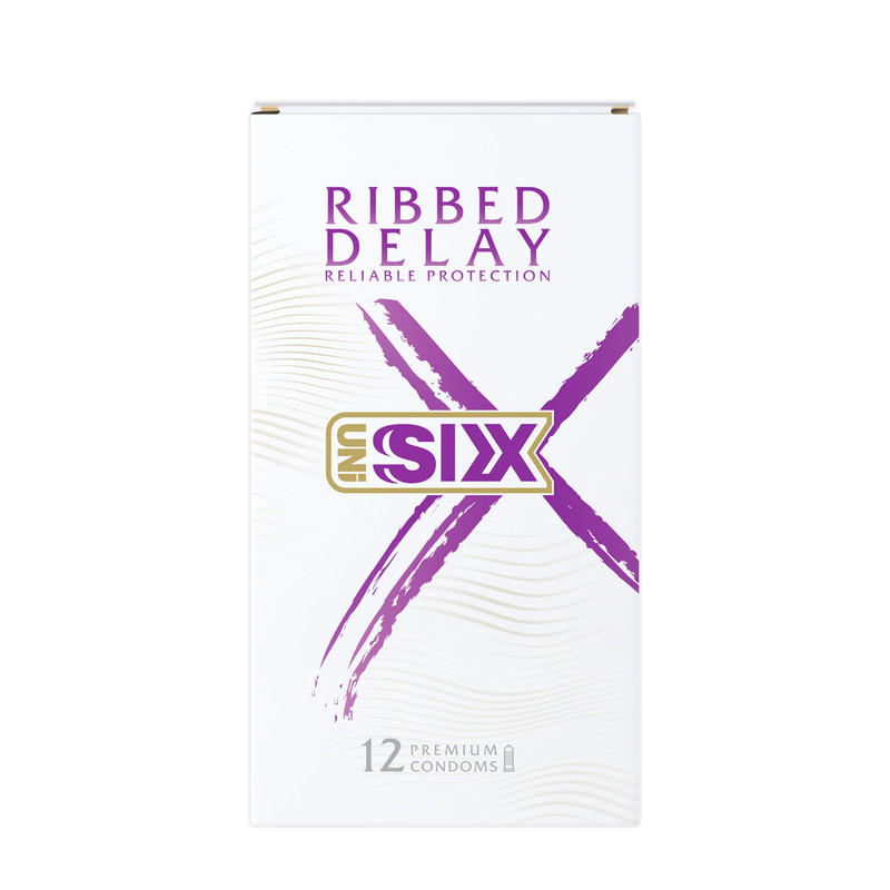 کاندوم سیکس مدل Ribbed Delay-N بسته 12 عددی