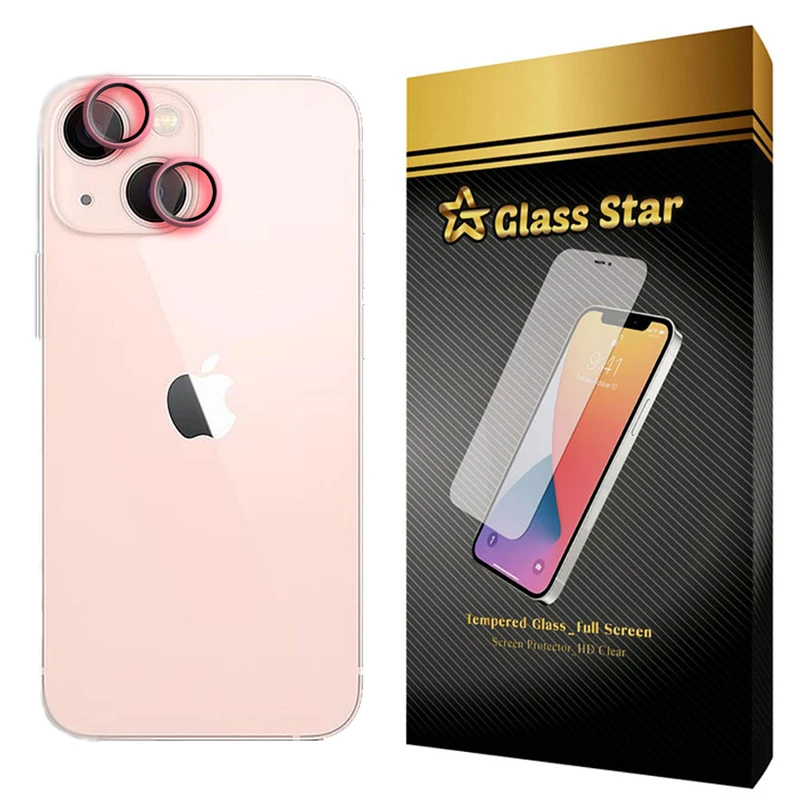 محافظ لنز دوربین گلس استار مدل LSG-Glass مناسب برای گوشی موبایل اپل Apple iPhone 13 mini