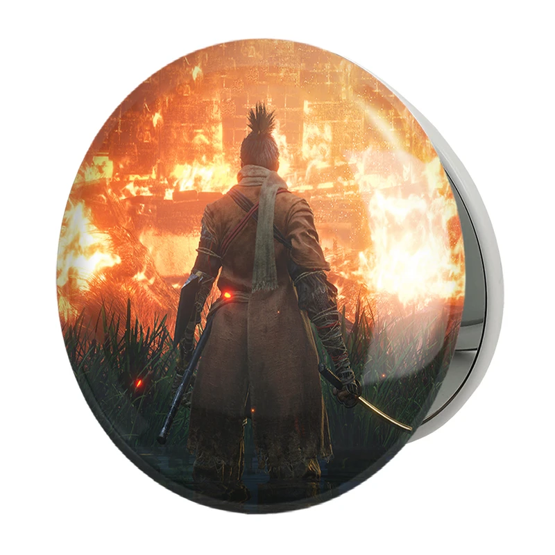 آینه جیبی خندالو طرح  وولف سیکرو    مدل تاشو کد 30538