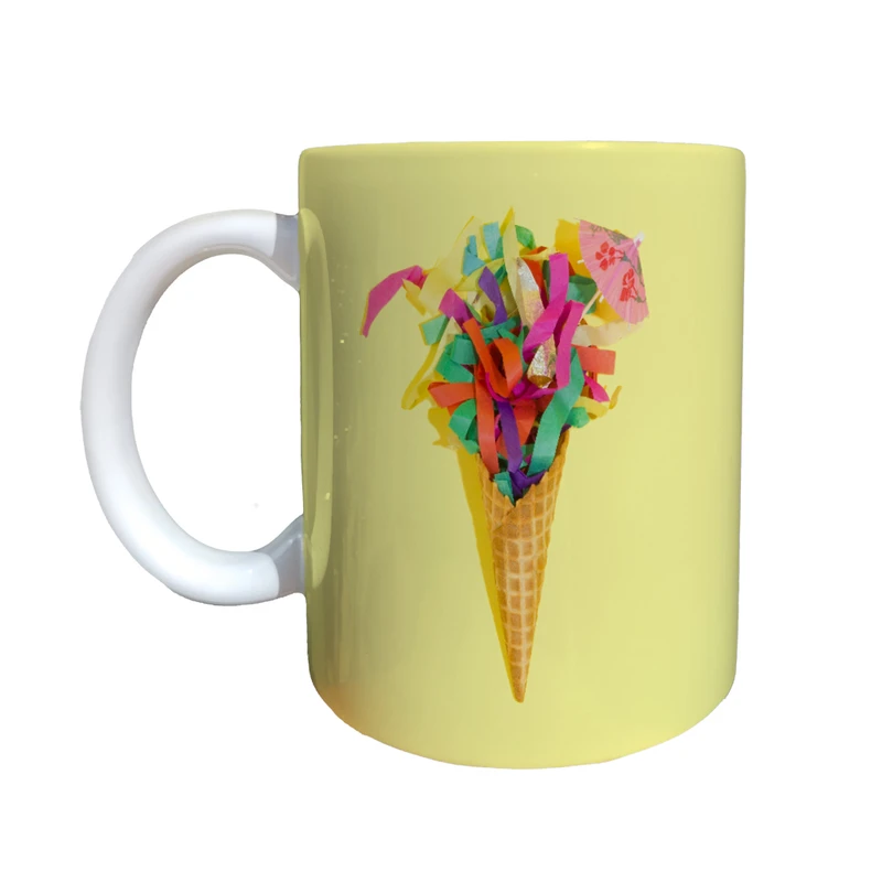 ماگ مدل بستنی قیفی کاغذی کد M60