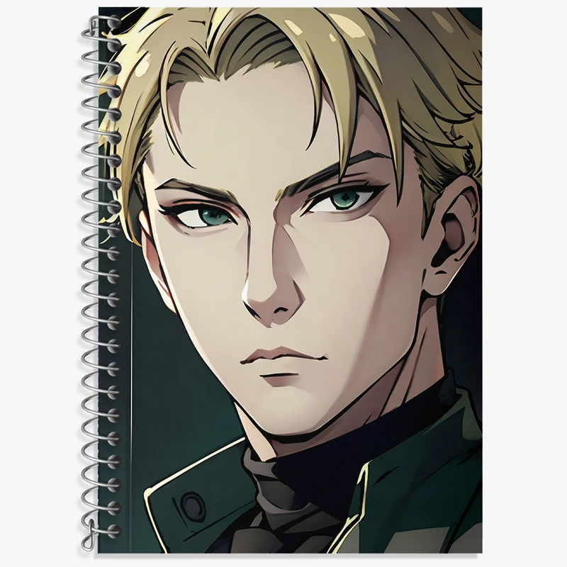 دفتر زبان 50 برگ خندالو مدل سه خط طرح لوید فورگر انیمه اسپای ایکس کد N4273