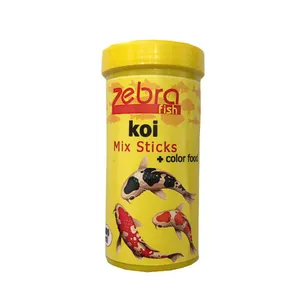 غذای ماهی زبرا مدل Koi mix Sticks color food حجم 500 میلی لیتر