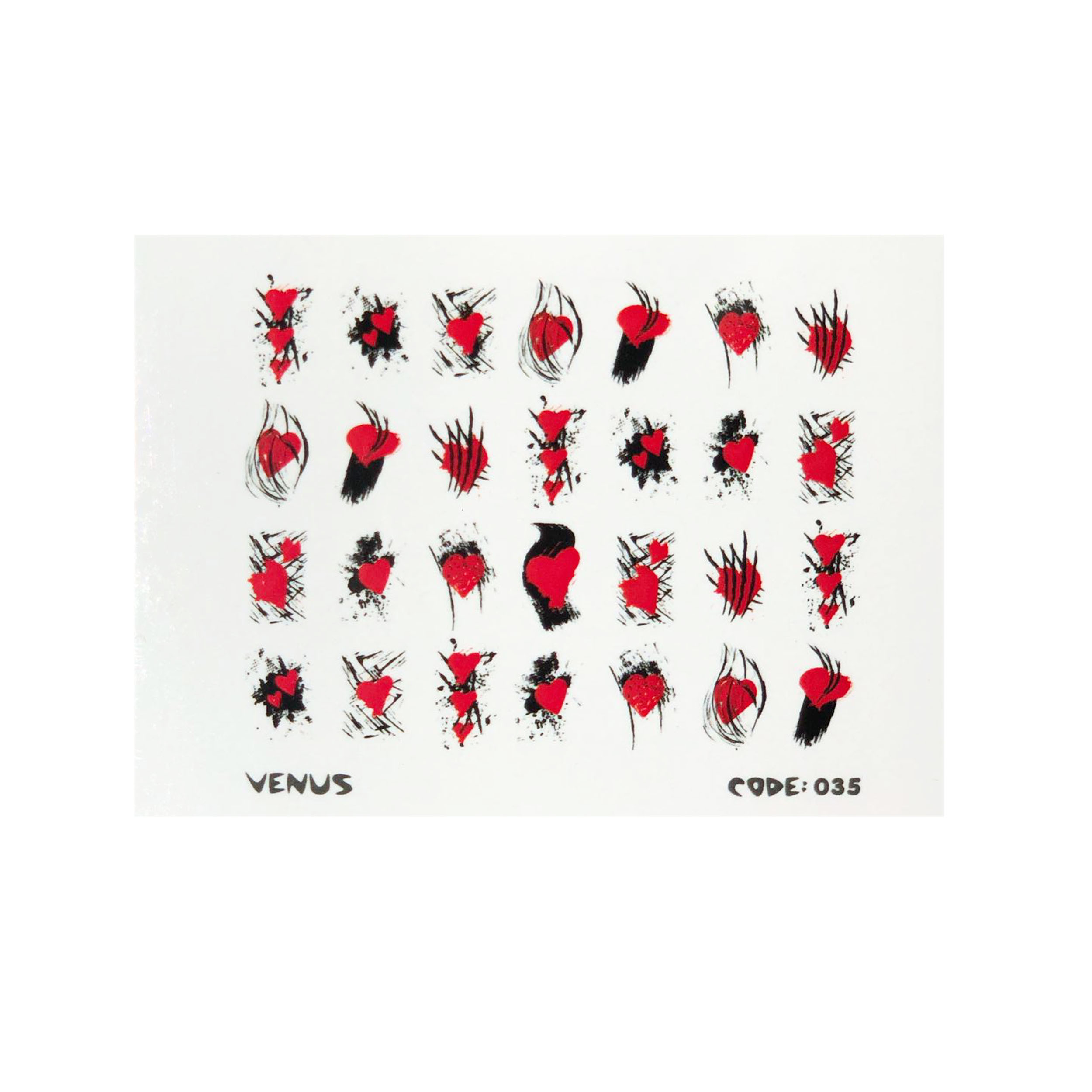 استیکر طراحی ناخن مدل 035