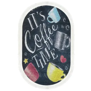 پادری طرح بیضی کد p36 سایز 50×80 سانتی متر