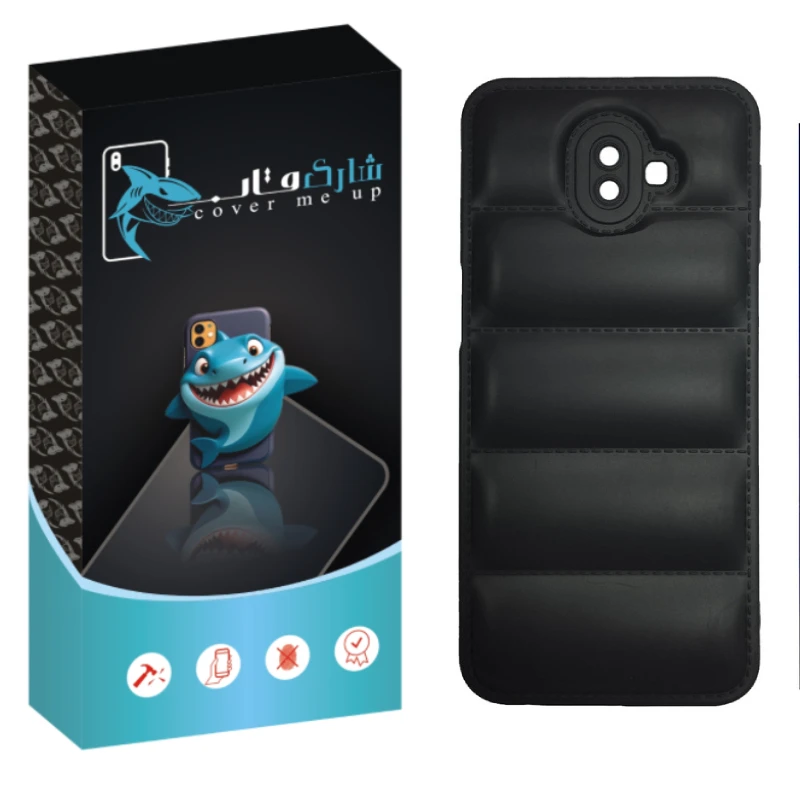 کاور شارک قاب مدل پافری مناسب برای گوشی موبایل سامسونگ Galaxy J6 Plus