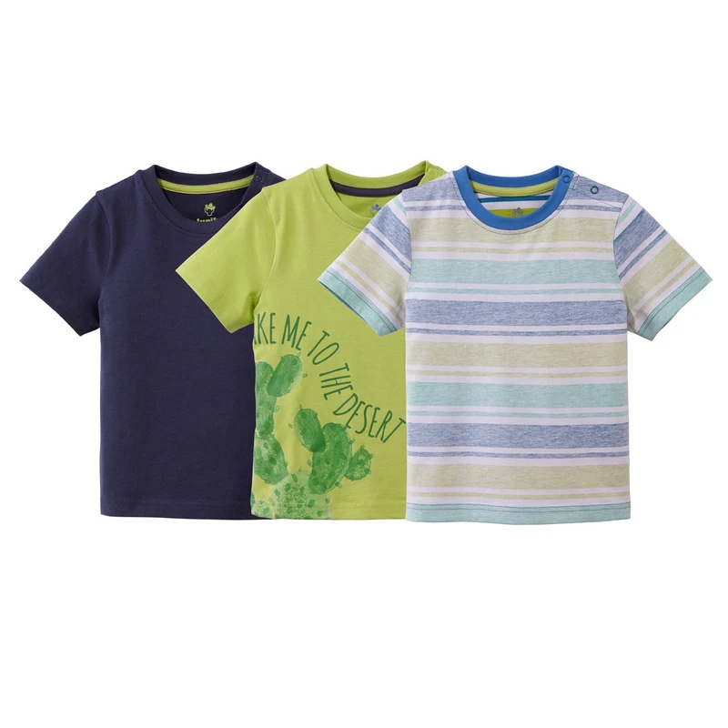 تی شرت آستین کوتاه پسرانه لوپیلو مدل 296392 مجموعه 3 عددی 