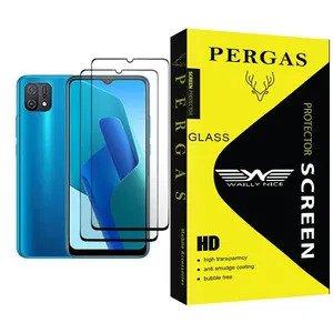 Waily Nice Pergas Glass MIX002 Screen Protector For Oppo A16K Pack Of 2