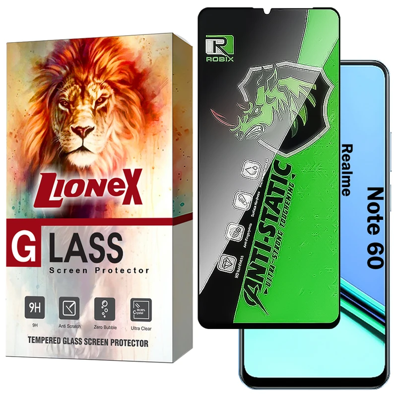 محافظ صفحه نمایش لایونکس مدل ROBIXL مناسب برای گوشی موبایل ریلمی Note 60