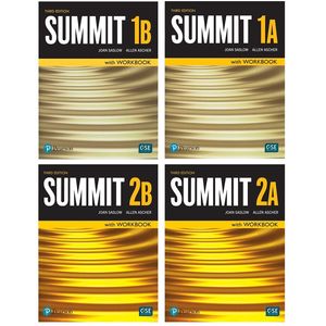 نقد و بررسی کتاب Summit Third Edition اثر Joan Saslow and Allen Ascher انتشارات Pearson چهار جلدی توسط خریداران
