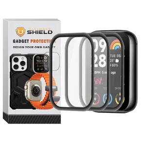محافظ صفحه نمایش آلتیمیت شیلد مدل Nano Pmma مناسب برای ساعت هوشمند شیائومی Mi Band 8 Pro بسته سه عددی