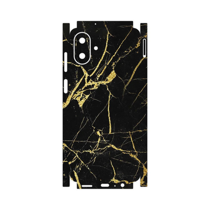 برچسب پوششی ماهوت مدل Graphite_Gold_Marble-FullSkin مناسب برای گوشی موبایل سامسونگ Galaxy A07