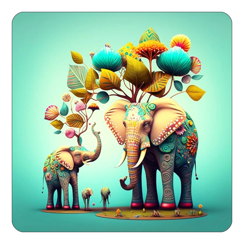 مگنت کاکتی طرح حیوانات رنگی مدل mp26165