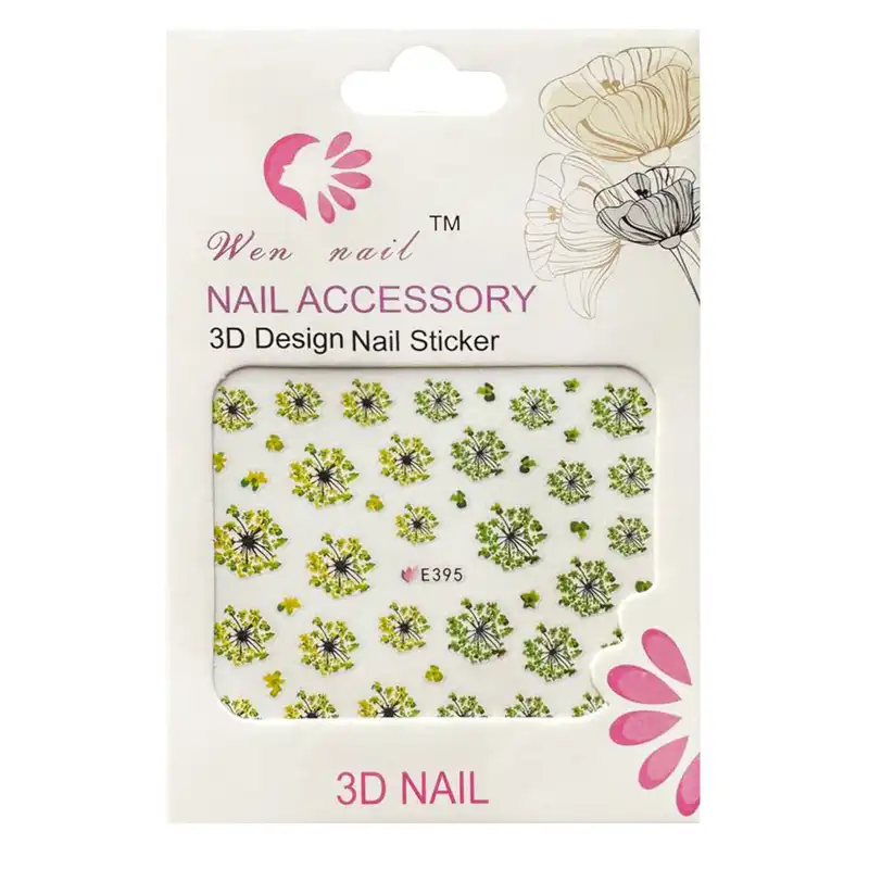 برچسب لنز ناخن مدل E-395