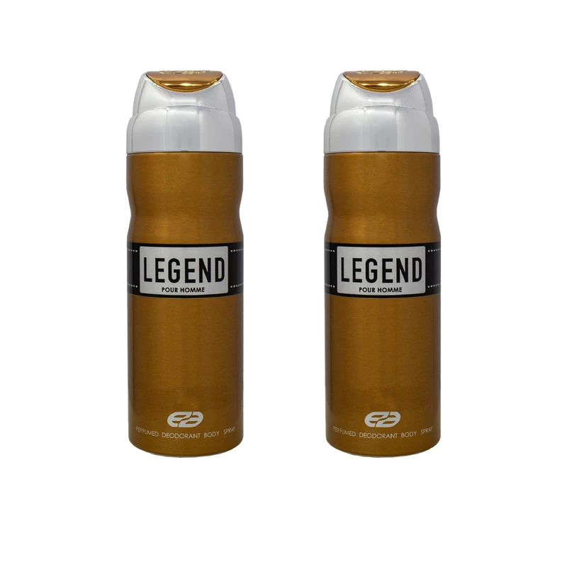 اسپری خوشبو کننده بدن مردانه عماد آرا مدل Legend حجم 200 میلی لیتر مجموعه 2 عددی