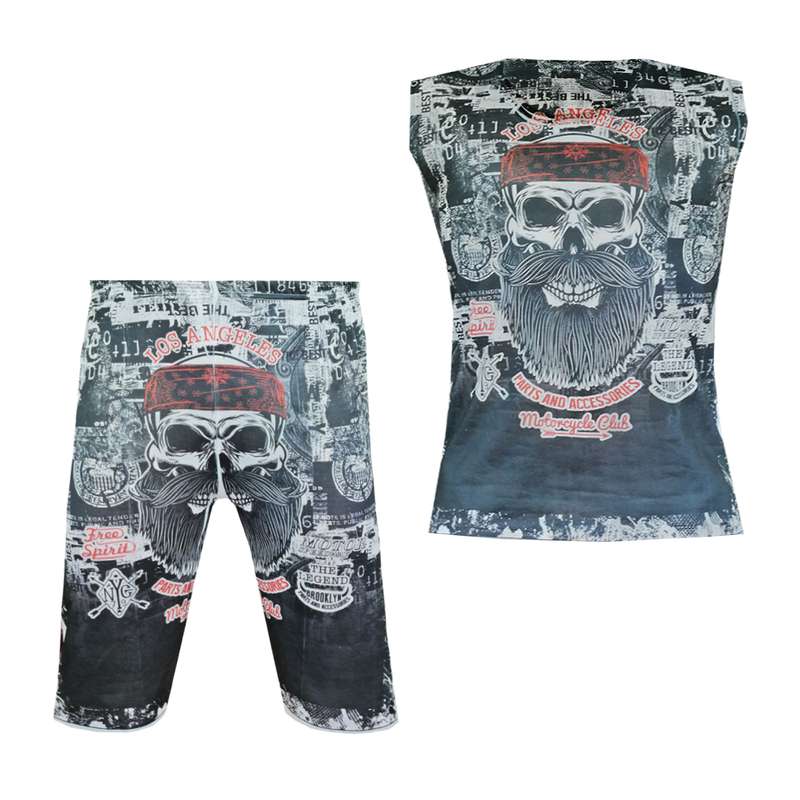 ست تاپ و شلوارک مردانه مدل MA1001