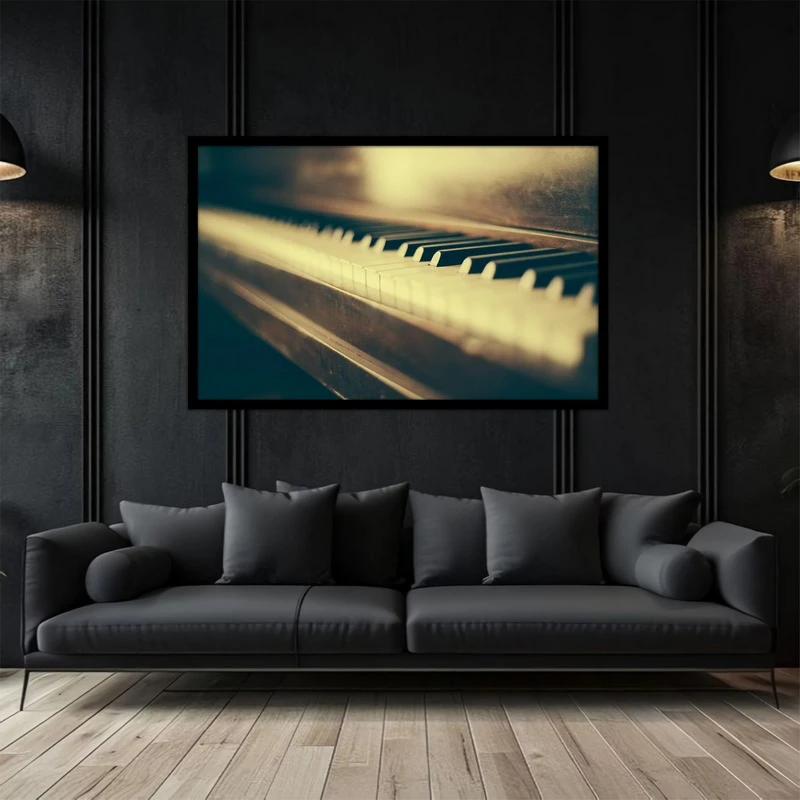تابلو بکلیت طرح موسیقی و اهنگ پیانو مدل B-bu5186
