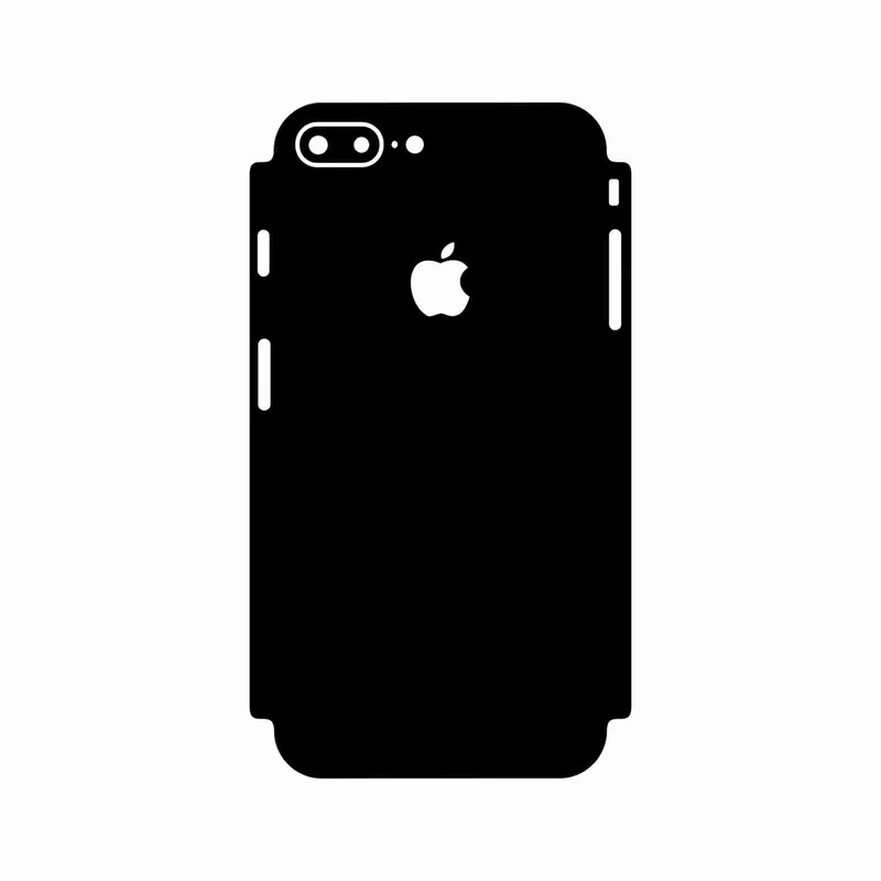 برچسب پوششی مدل Glossy black مناسب برای گوشی موبایل اپل iPhone 7 Plus