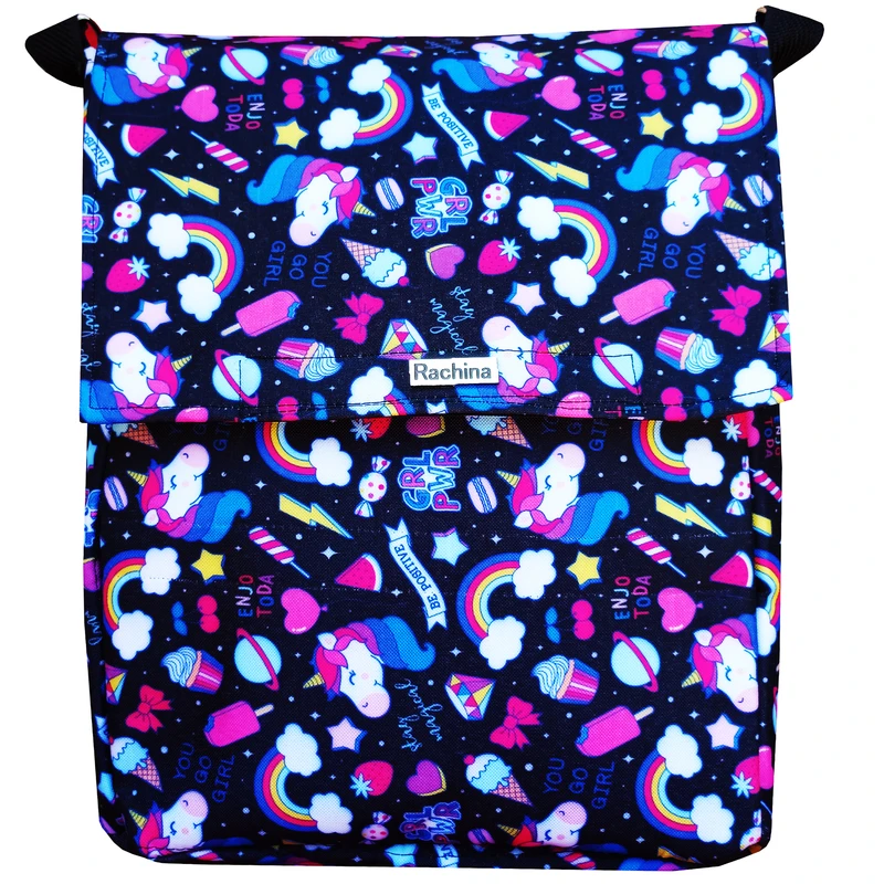 کیف رودوشی دخترانه راچینا مدل یونیکورن کد 5499