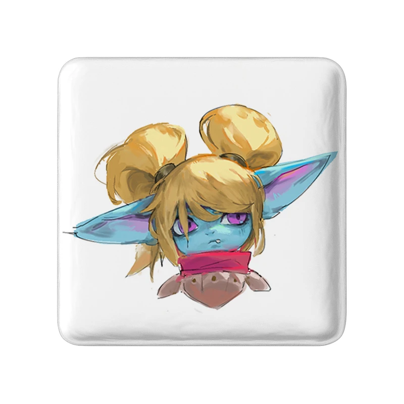 مگنت خندالو طرح بازی لیگ اف لجندز (League of Legends) مدل مربعی کد 33010