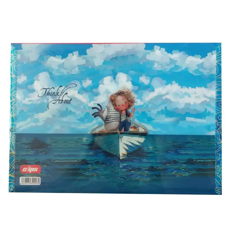 پوشه دکمه دار کلیپس مدل فانتزی طرح کارتونی کد 2