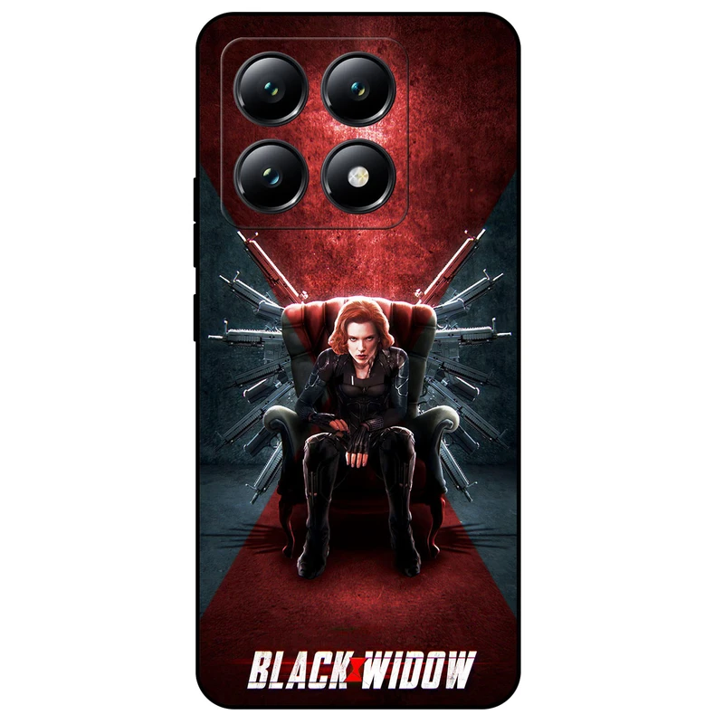 کاور مگافون طرح بیوه سیاه مدل 5423 مناسب برای گوشی موبایل شیائومی 14T