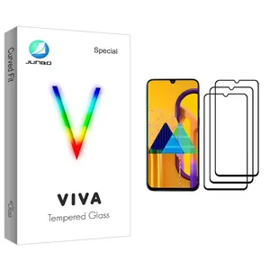 Junbo Viva Glass Screen Protector For Samsung Galaxy M30s Pack Of 3