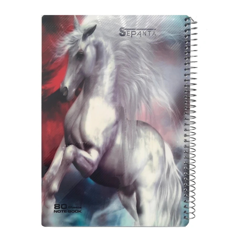 دفتر مشق 80 برگ سپنتا طرح اسب