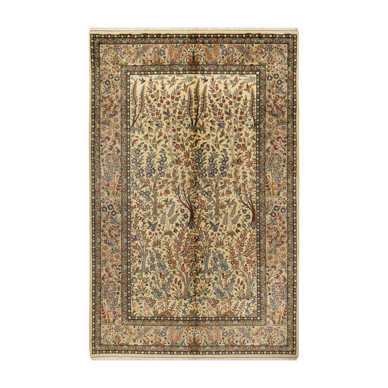 فرش دستبافت شش متری طرح یزد کد 6.39.253