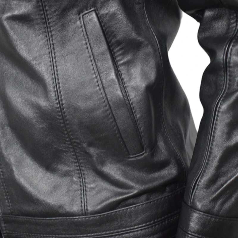 عکس شماره 6 : کت چرم مردانه چرمیران مدل شانون