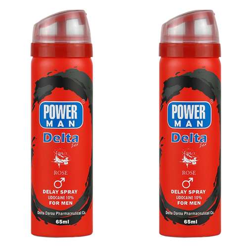 اسپری تاخیری دلتا دارو مدل گل رز حجم 65 میلی لیتر مجموعه 2 عددی