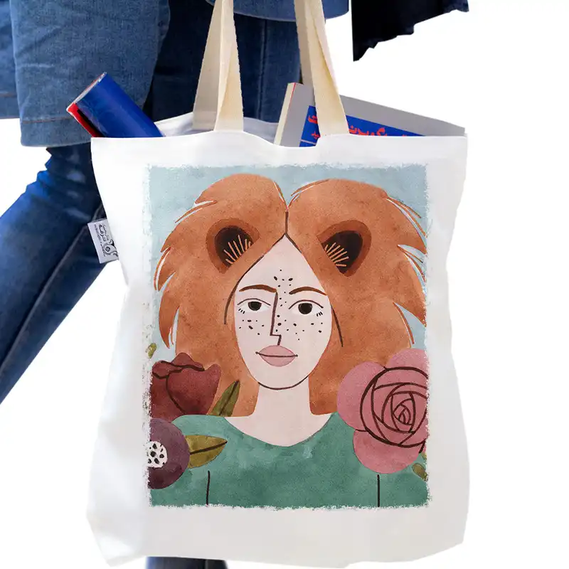 ساک خرید ترمه طراحان ایده مدل نماد ماه مرداد کد sm05