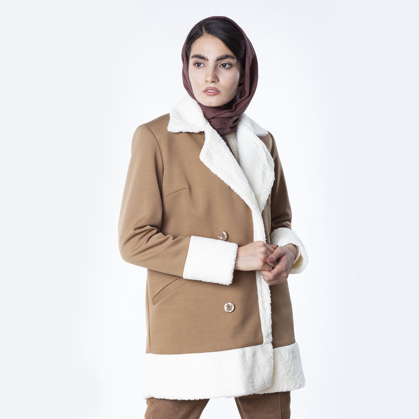پالتو زنانه تولیکا مدل 72083-36 -  - 1